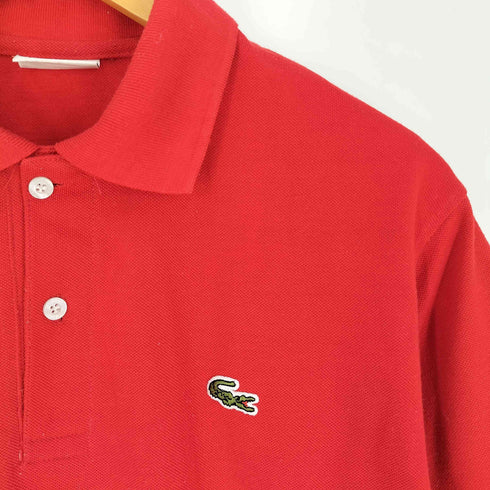 ラコステ LACOSTE ロゴ刺繍 鹿の子 ポロシャツ メンズ  4